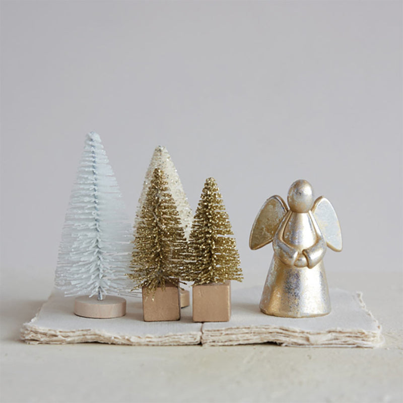 Creative Co-Op Gold Finish Resin Angel