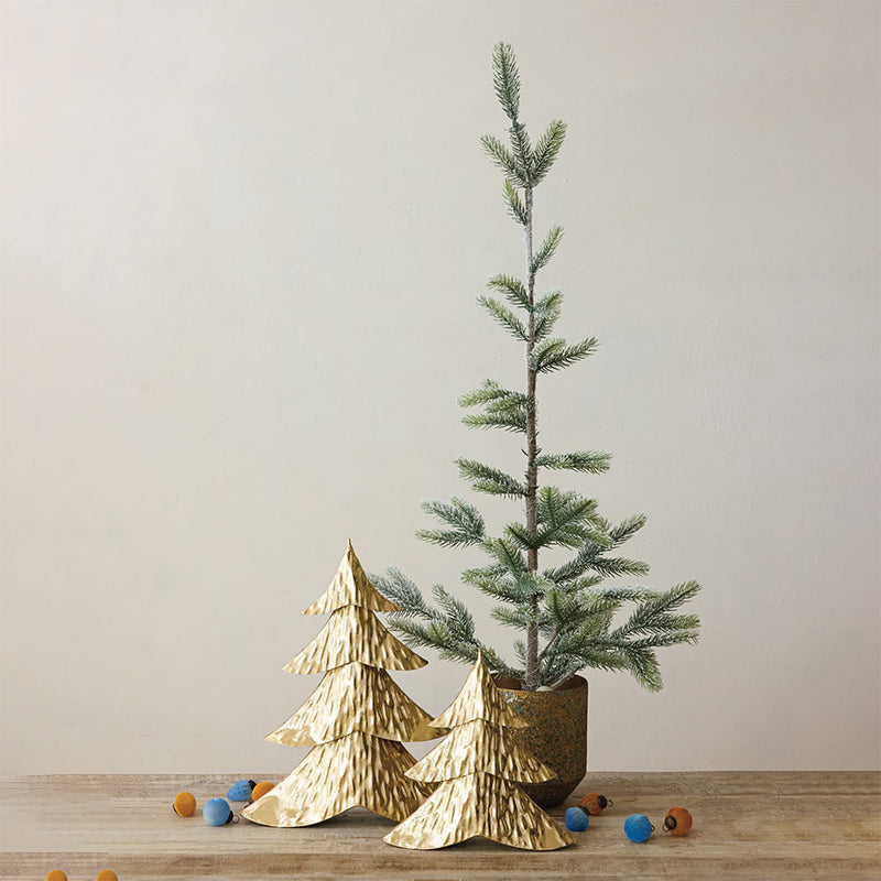Creative Co-Op Hammered Gold Finish Metal Tree