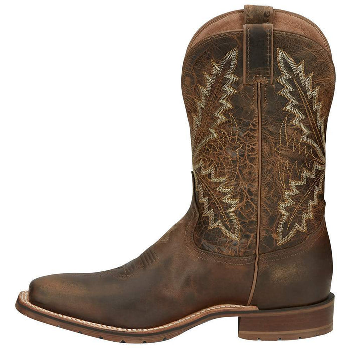 Tony Lama Men's Bowie Oak Brown 11in. TLX Performance Cowboy Boots