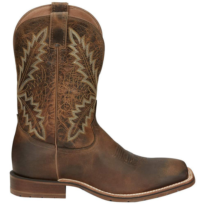 Tony Lama Men's Bowie Oak Brown 11in. TLX Performance Cowboy Boots