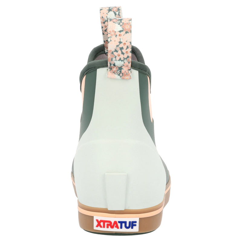 Xtratuf Women`s Garden Green 6In Ankle Deck Boot