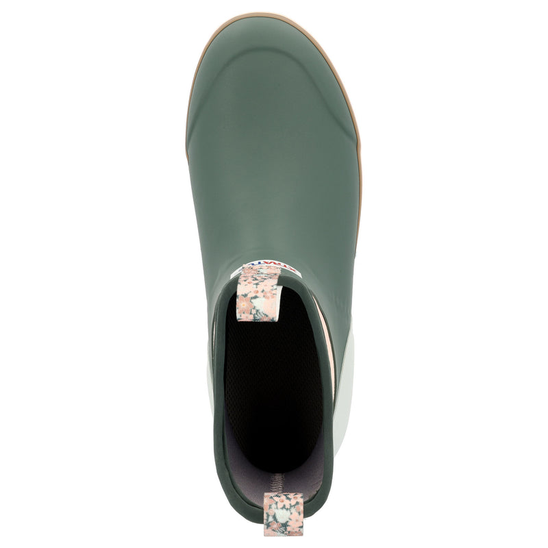 Xtratuf Women`s Garden Green 6In Ankle Deck Boot