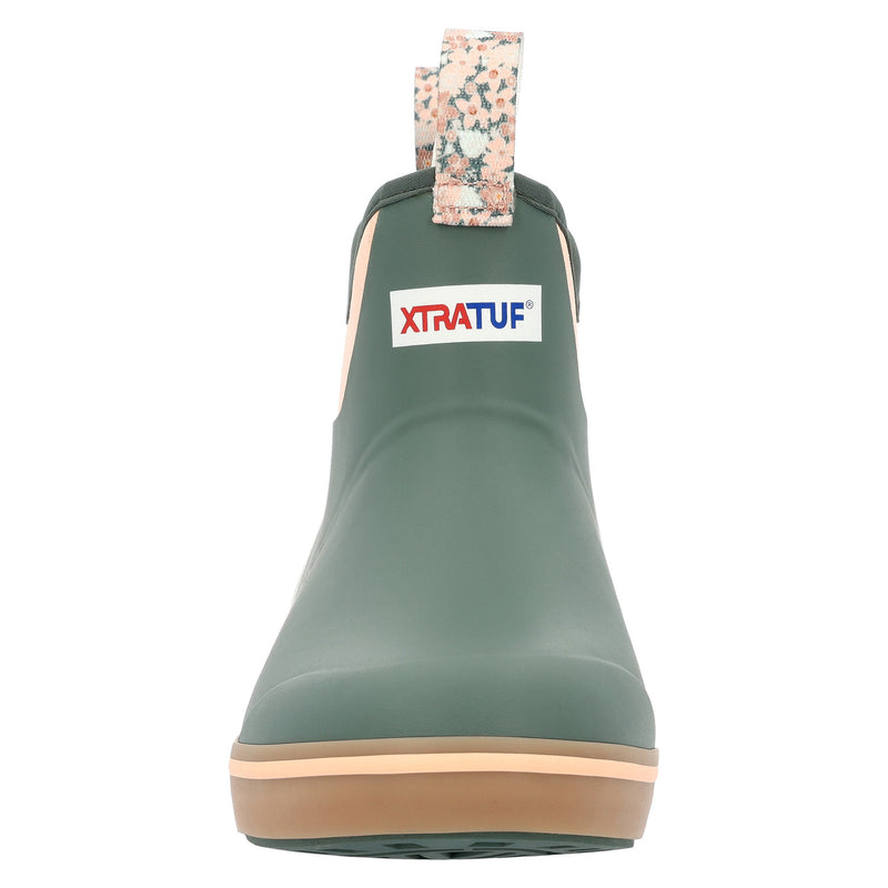 Xtratuf Women`s Garden Green 6In Ankle Deck Boot