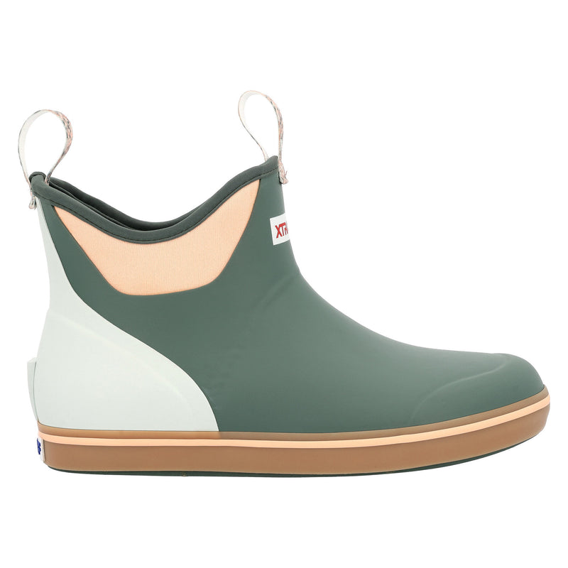 Xtratuf Women`s Garden Green 6In Ankle Deck Boot