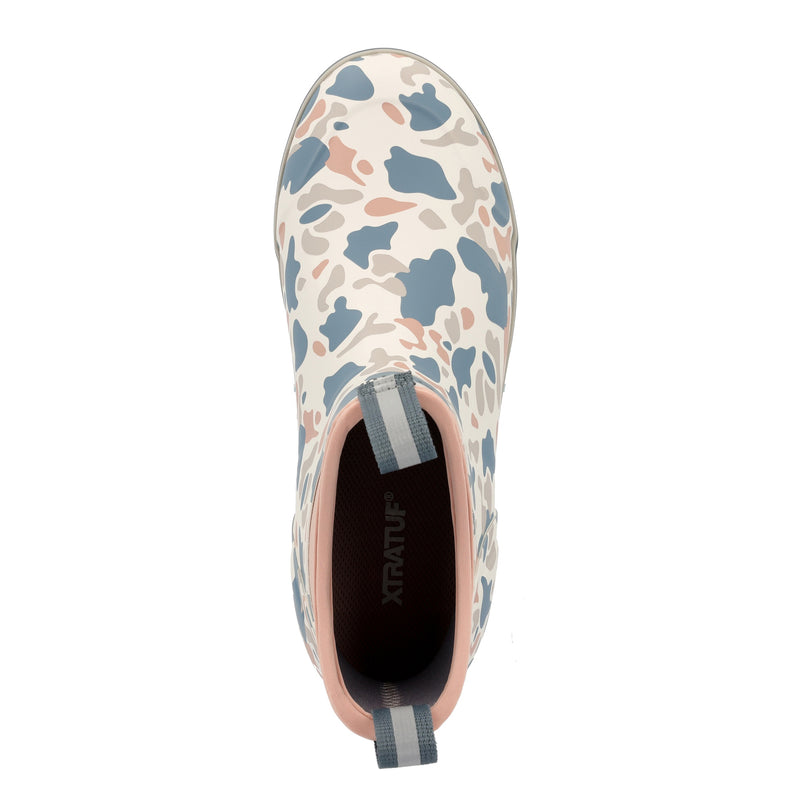Xtratuf Womens Ivory Duck Camo 6In Ankle Deck Boot