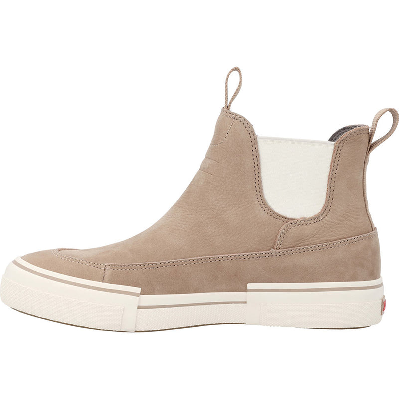 Xtratuf Women's Chelsea Warm Taupe Leather Ankle Deck Boot
