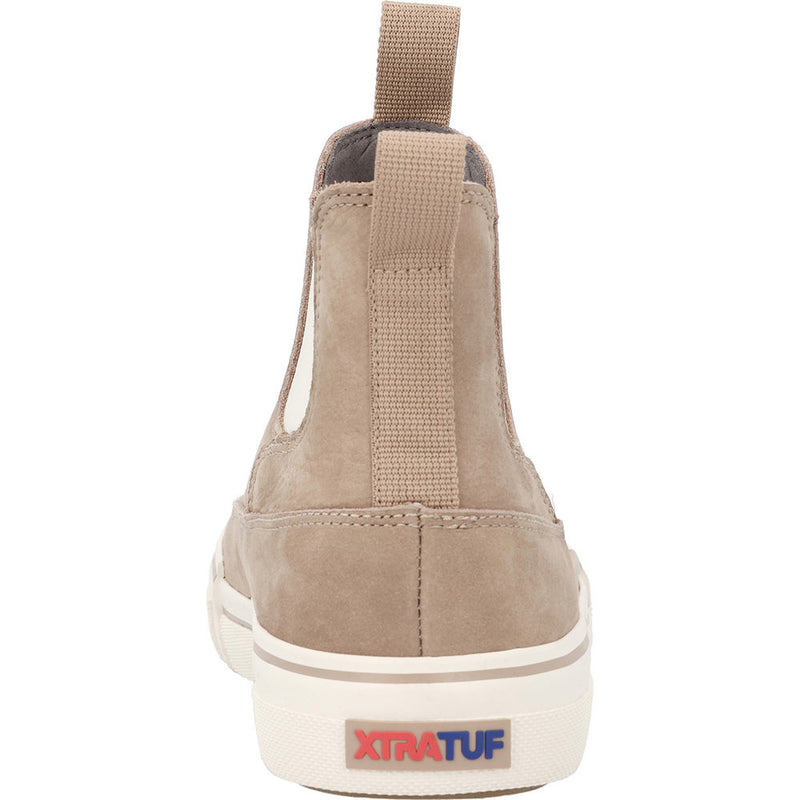 Xtratuf Women's Chelsea Warm Taupe Leather Ankle Deck Boot