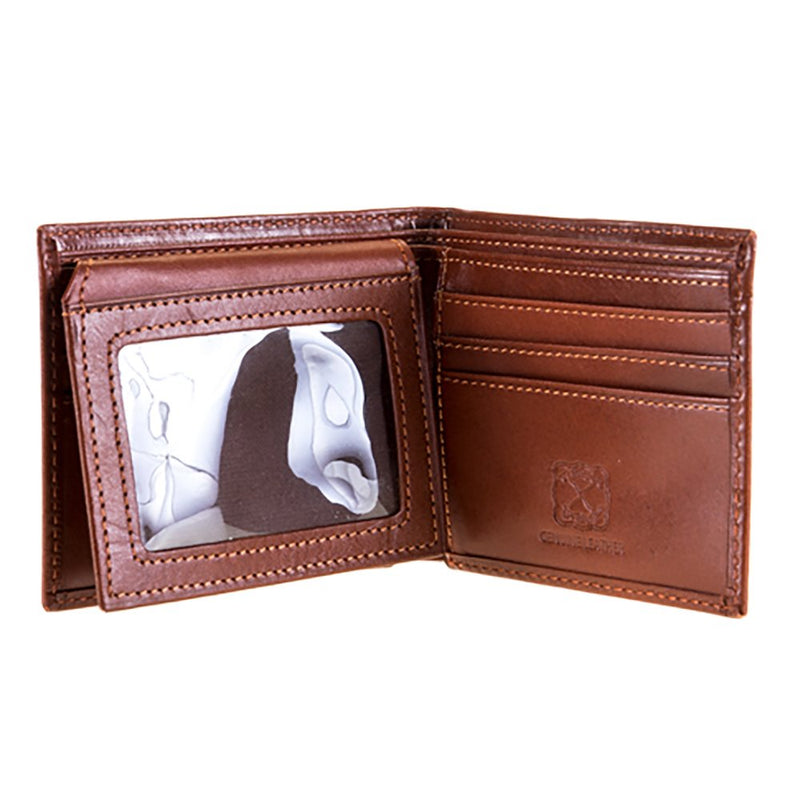 Western Fashion Twisted X Bifold Floral Tooled Wallet