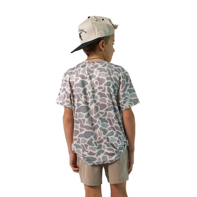 Burlebo Boy's Classic Deer Camo Go To Tee Shirt