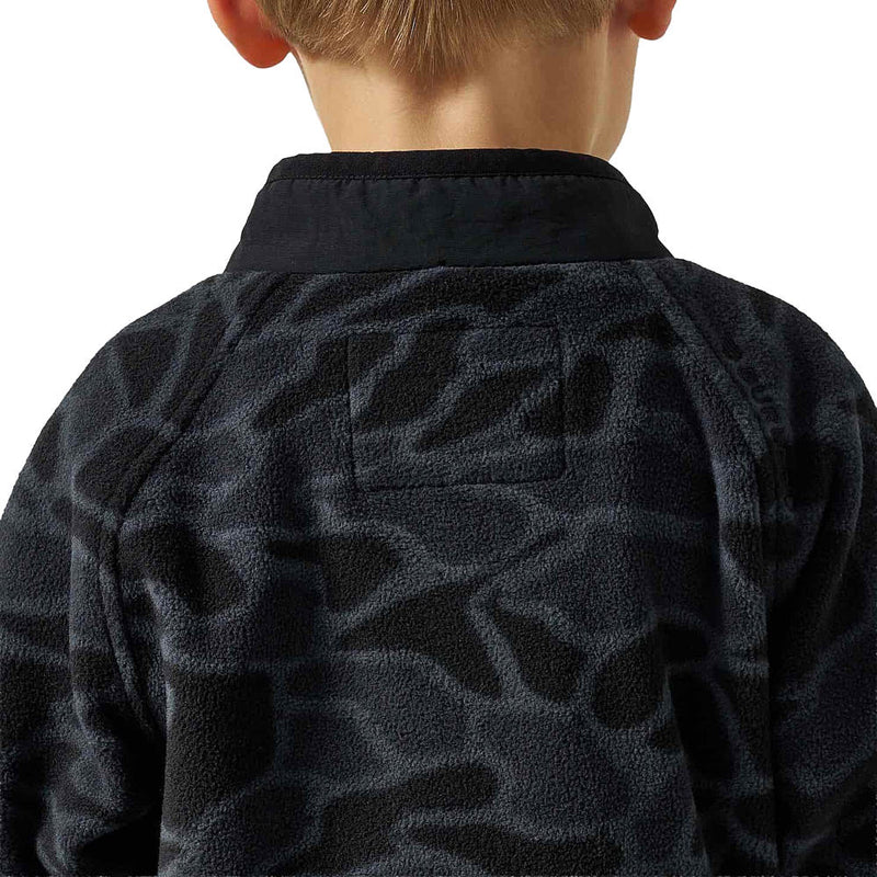 Burlebo Boy's Black Camo Micro Fleece