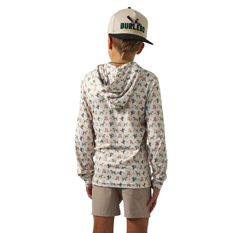 Burlebo Boy's Mallard Duck Dog Performance Hoodie