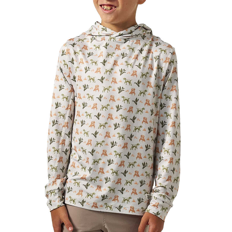 Burlebo Boy's Mallard Duck Dog Performance Hoodie