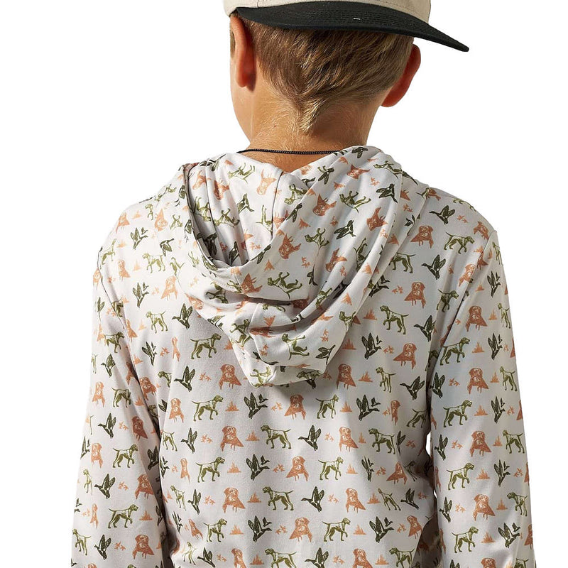 Burlebo Boy's Mallard Duck Dog Performance Hoodie