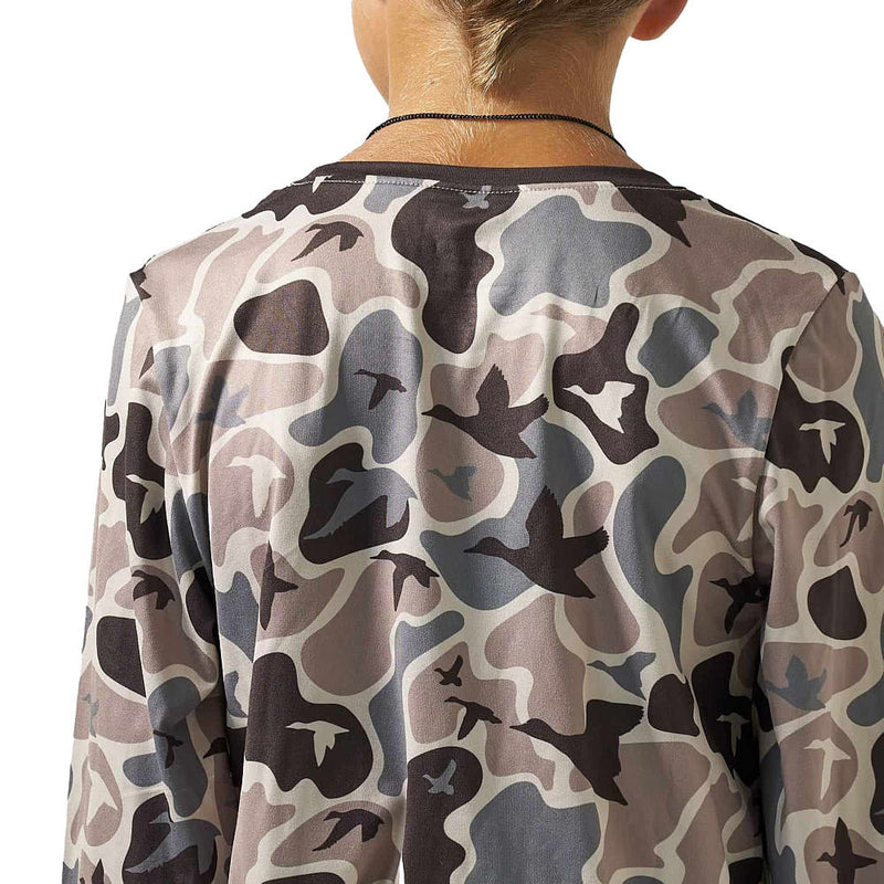 Burlebo Boy's Mallard Mayhem Camo PJ Set