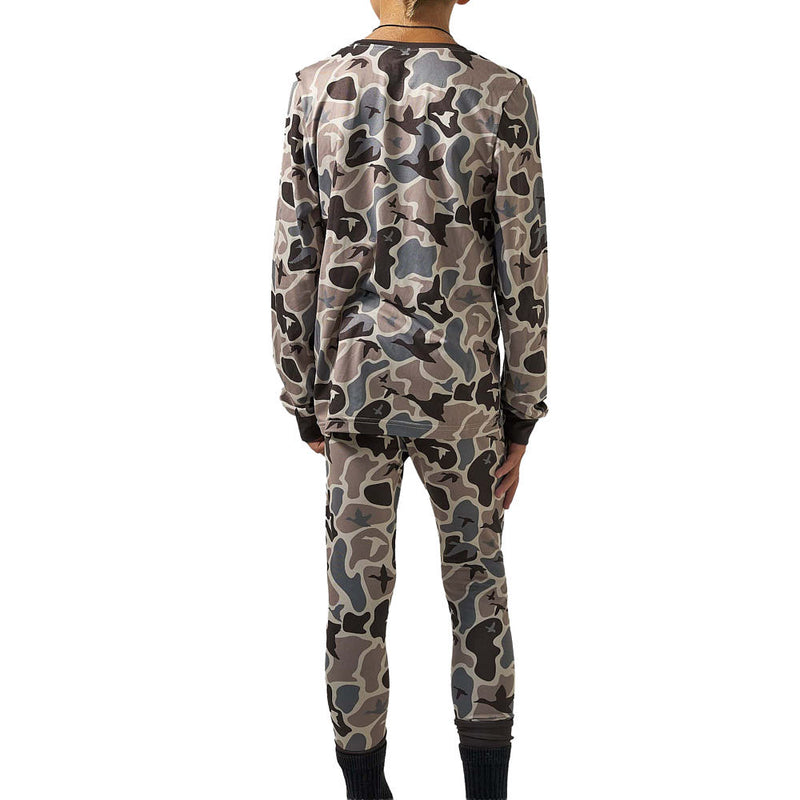 Burlebo Boy's Mallard Mayhem Camo PJ Set