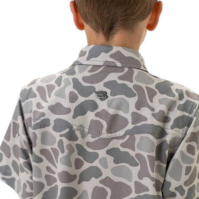 Burlebo Boy's Classic Deer Camo Performance Shirt