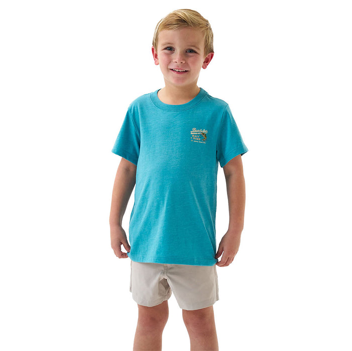 Burlebo Boy's Bait & Rigs Cyan Shirt