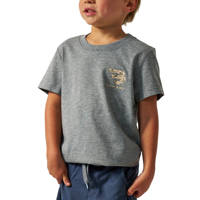 Burlebo Boy's Dark Grey Dog Tee Shirt