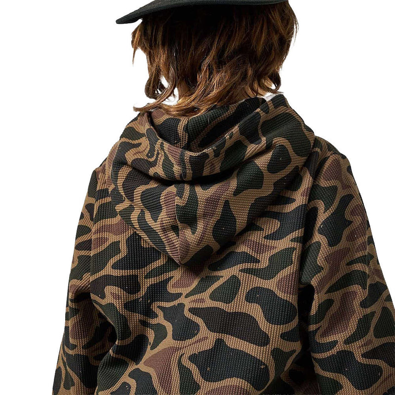 Burlebo Boy's Bendita Camo Thermal Hoodie