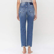 Flying Monkey Women's Super High Rise Straight Jeans - Lolita