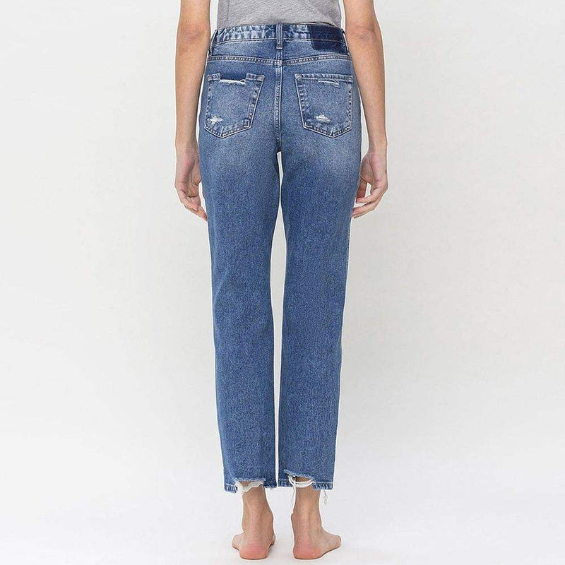 Flying Monkey Women's Super High Rise Straight Jeans - Lolita