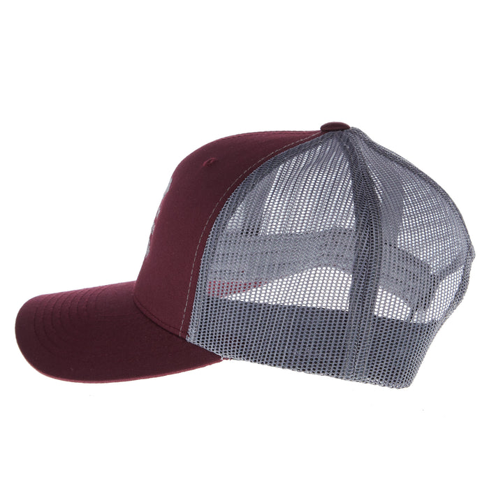 NRS All Things Western Embroidered Maroon and Grey Cap