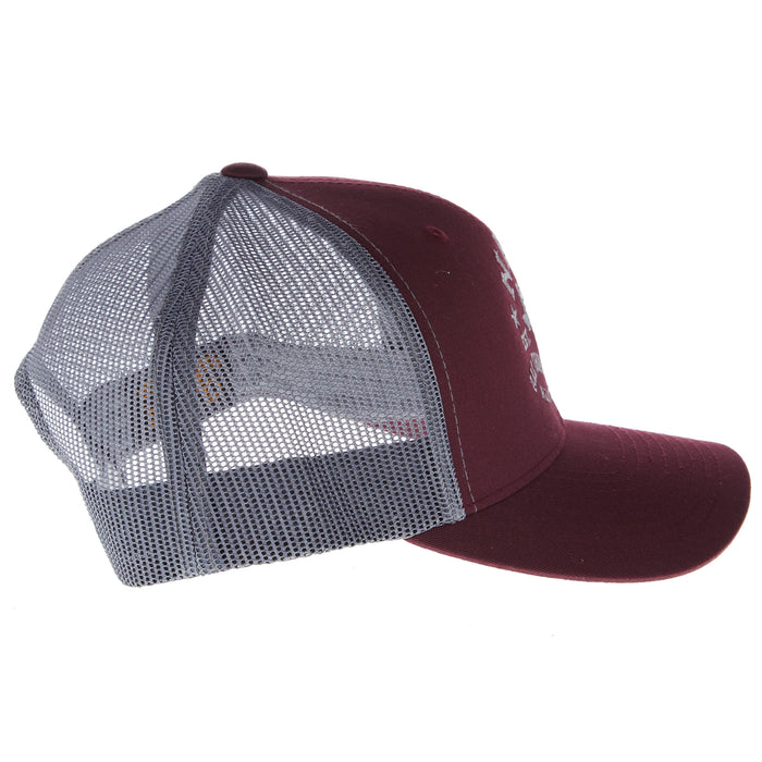 NRS All Things Western Embroidered Maroon and Grey Cap