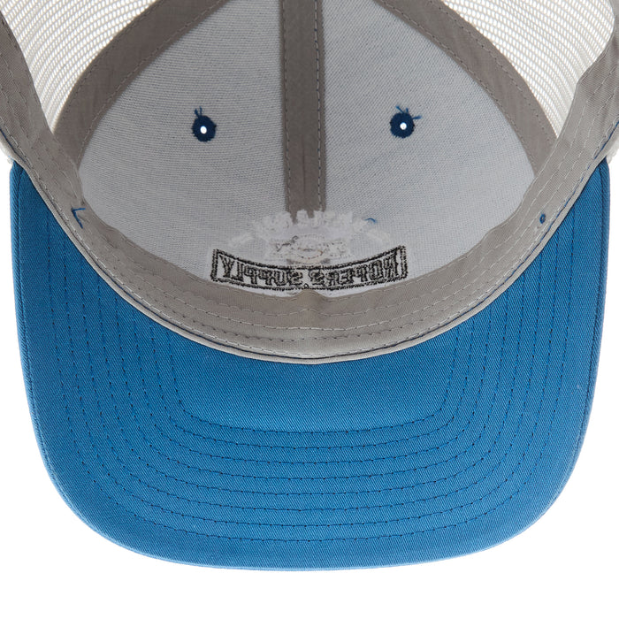 NRS Ranch National Ropers Supply Blue and Silver Cap