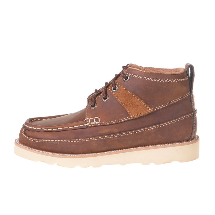 Twisted X Youth Oiled Saddle Wedge Casual