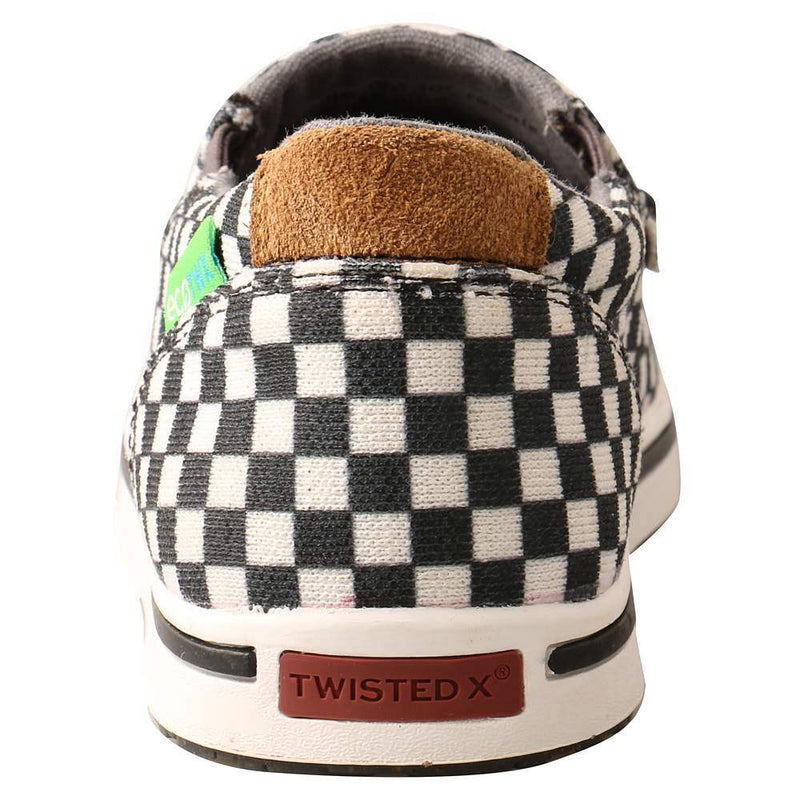 Twisted X Kids Checker Slip-On Kicks Casual Shoes