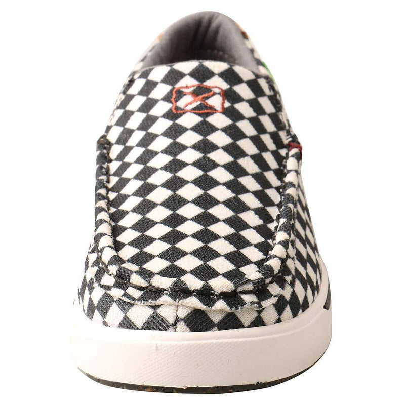 Twisted X Kids Checker Slip-On Kicks Casual Shoes