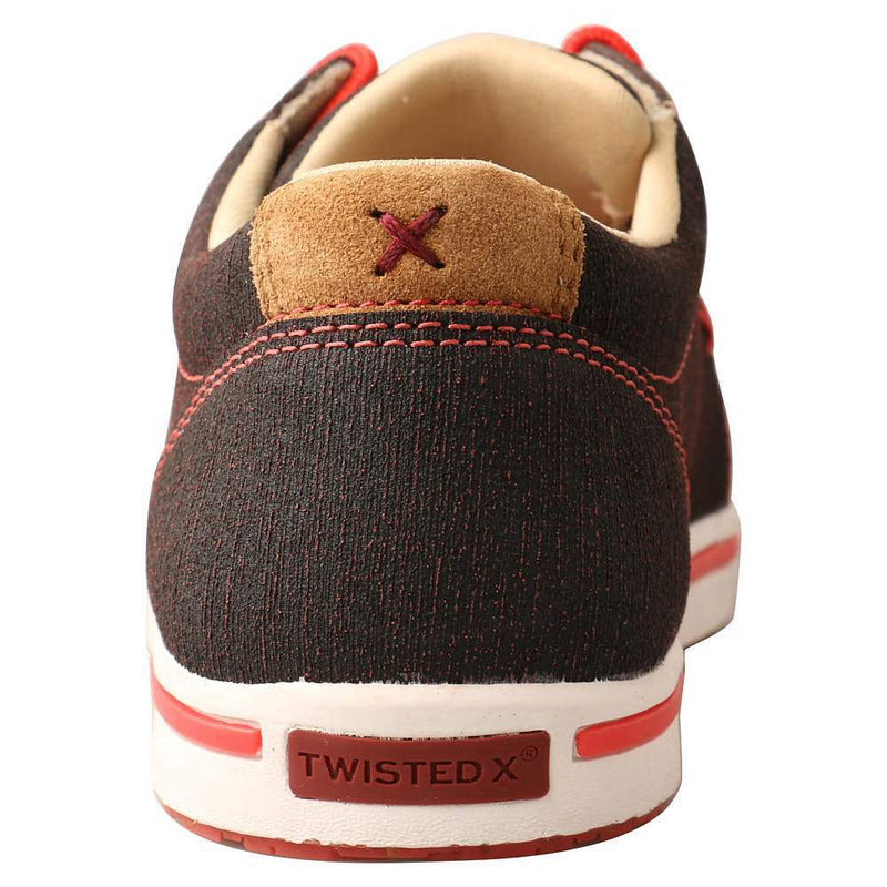 Twisted X Kids Black and Grenadine DuraTWX Kicks Casual Shoe