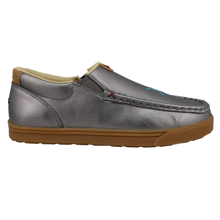 Twisted X Youth Cook Children's Gun Metal Slip-On Kicks