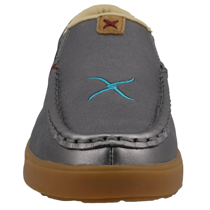 Twisted X Youth Cook Children's Gun Metal Slip-On Kicks