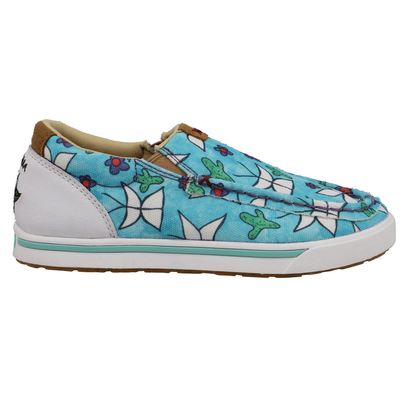 Twisted X Youth Cook Children's Aqua Multi Slip-On Kicks