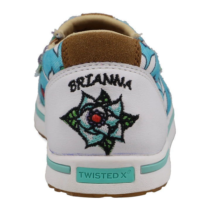 Twisted X Youth Cook Children's Aqua Multi Slip-On Kicks