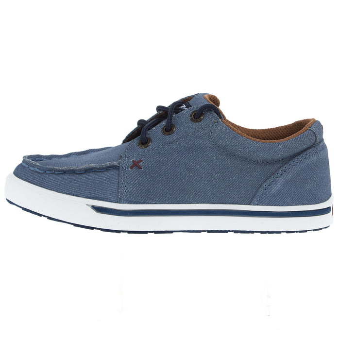 Twisted X Wrangler by Youth Denim Blue Kicks Casual Shoes
