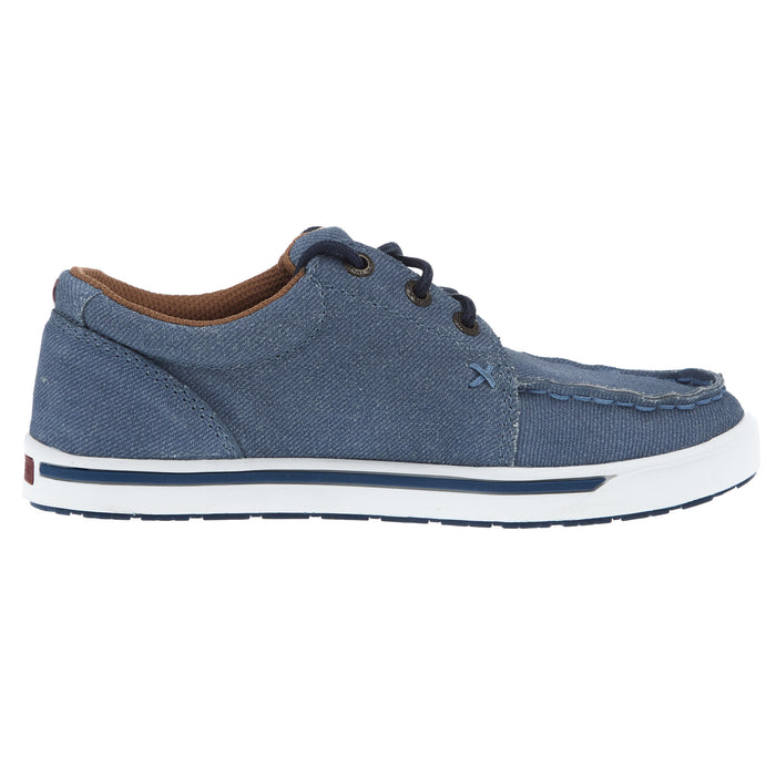 Twisted X Wrangler by Youth Denim Blue Kicks Casual Shoes