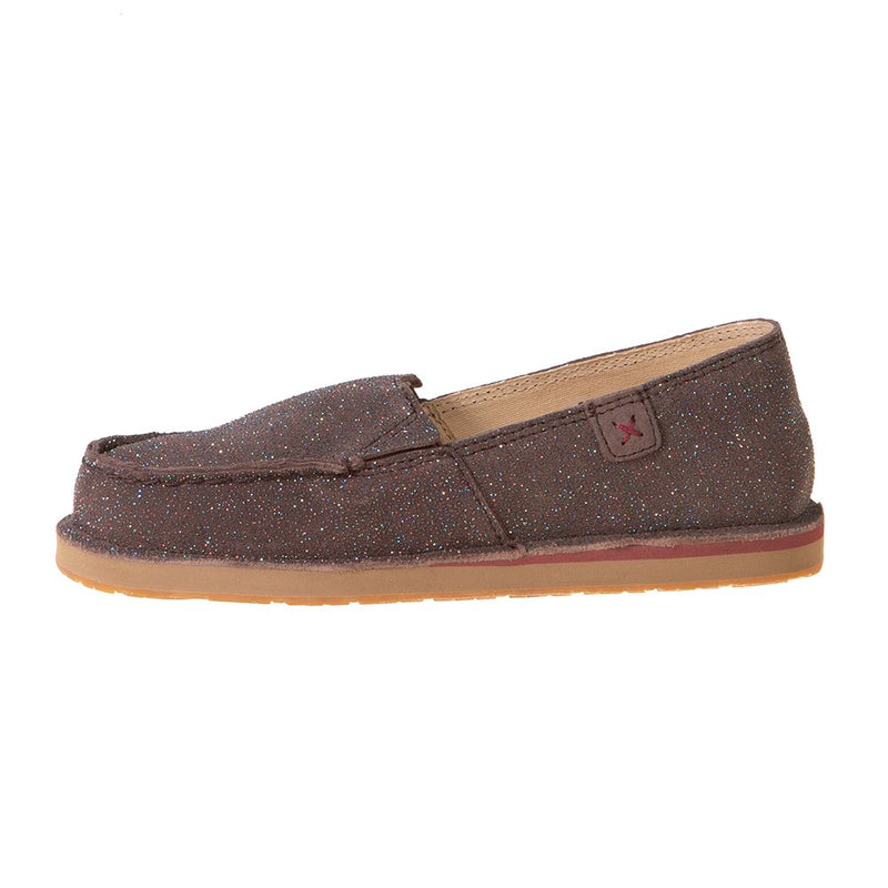 Twisted X Kids Chocolate Shimmer Loafer
