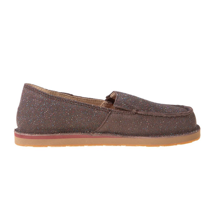 Twisted X Kids Chocolate Shimmer Loafer