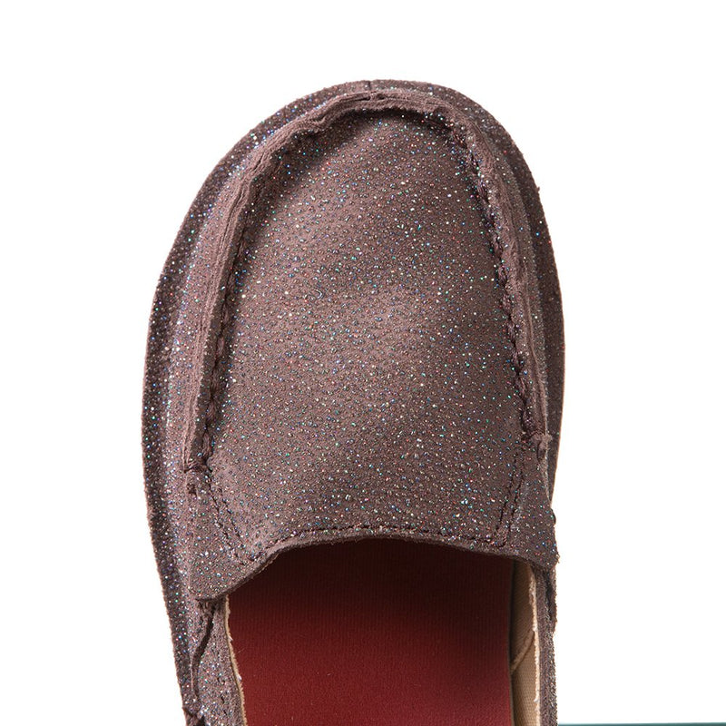 Twisted X Kids Chocolate Shimmer Loafer