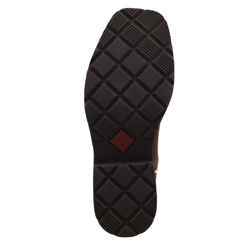 Twisted X Kid's Cowboy Work Mocha Vamp with Navy Top Boot