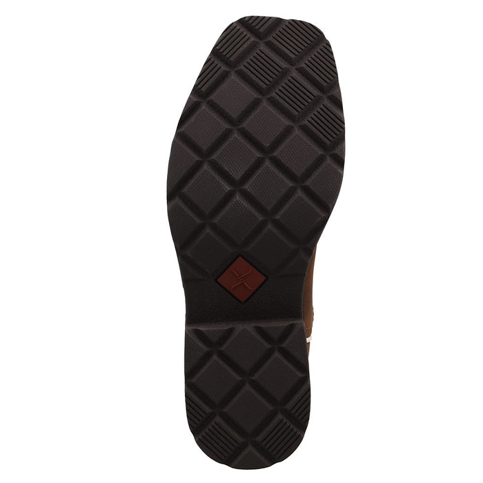 Twisted X Kid's Cowboy Work Mocha Vamp with Navy Top Boot
