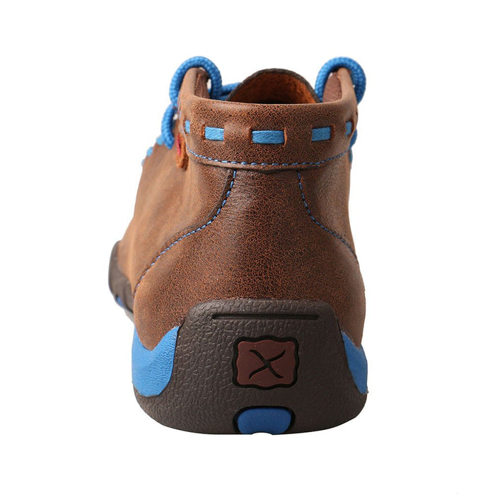 Twisted X Kids Twisted X Woven Brown and Blue Driving Mocs