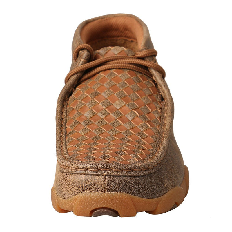 Twisted X Kids Driving Moc Bomber/Tan Patchwork