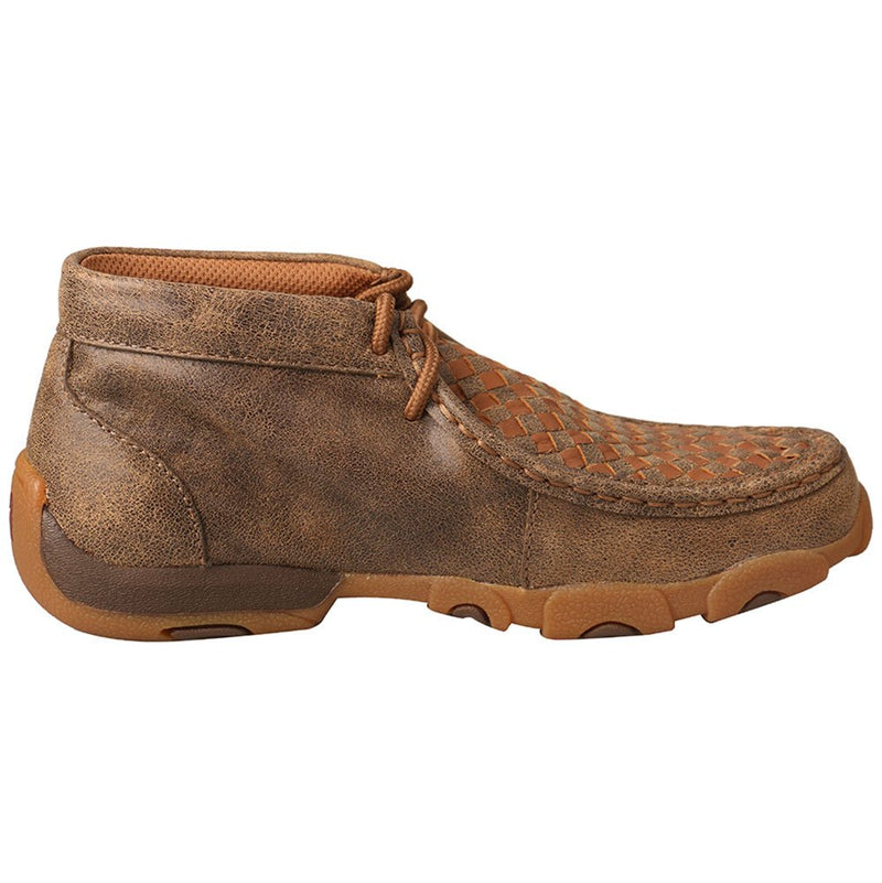 Twisted X Kids Driving Moc Bomber/Tan Patchwork