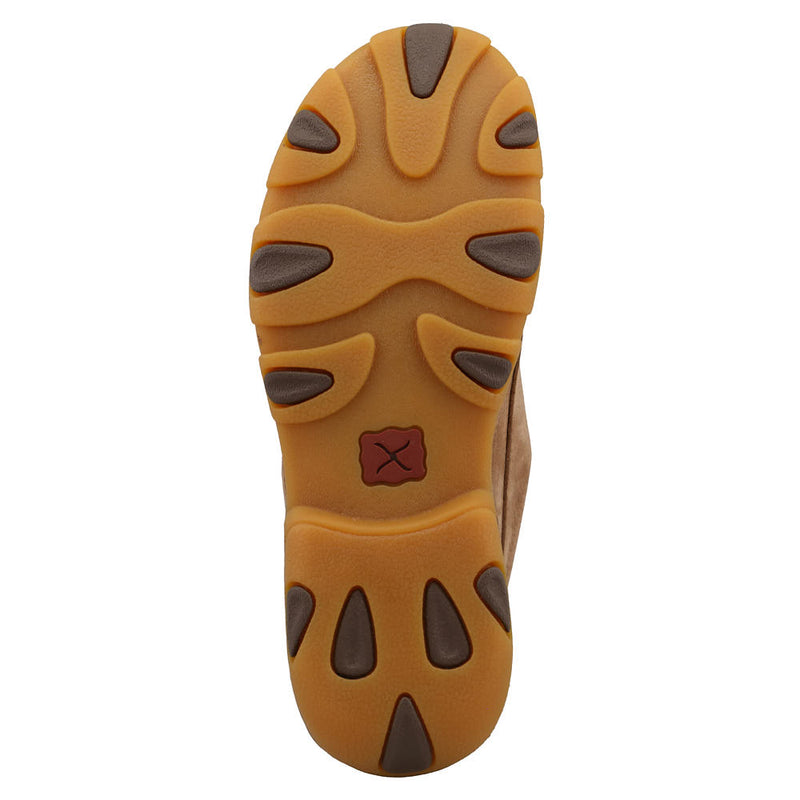 Twisted X Kid's Camel and Desert Palm Boat Shoe Driving Moc