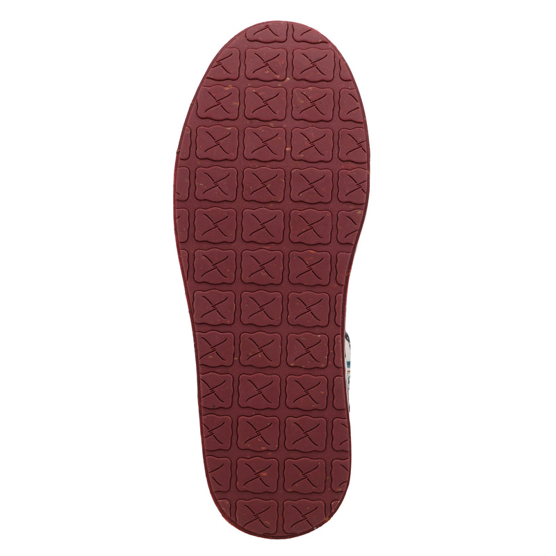Twisted X Youth Hooey Loper Toasted Almond and Multi Color Print Casual Shoe
