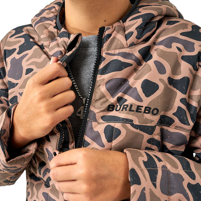 Burlebo Toddler Gauge Camo Puffer Jacket
