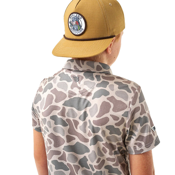 Burlebo Youth Classic Deer Camo Polo